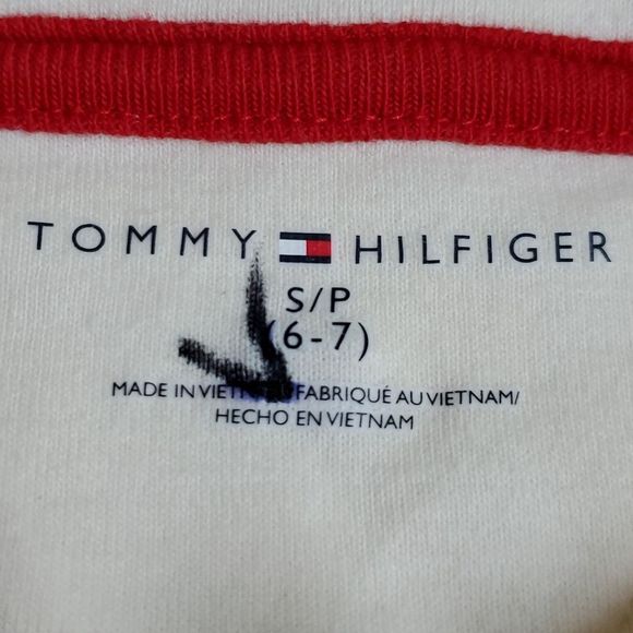 Boys Unique Hilfiger baseball style shirt size 6 - 7 - Picture 7 of 7